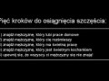 Pięć kroków do osiągnięcia szczęścia