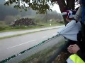 Ken Block - wpadka na rajdzie Francji 2011