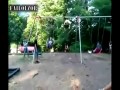 Za długi zeskok z huśtawki