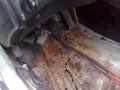 Zardzewiały Mercedes