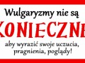 Wulgaryzmy nie są konieczne