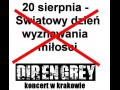 Direngrey - koncert w Krakowie