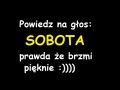 Sobota!