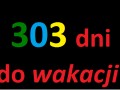 303 dni do wakacji
