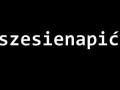 Szesienapić...