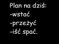 Plan na dziś...