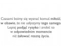 Czasami boimy się wyznać komuś miłość