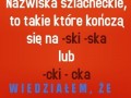 Nazwiska szlacheckie