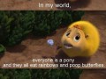 Butterfly poop