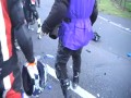 Straszny wypadek motocyklisty