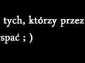 Pozdrawiam tych, którzy...