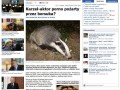 Karzeł - aktor porno pożarty przez borsuka
