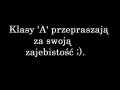 Klasy A przepraszają...