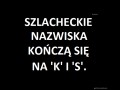 Nazwiska szlacheckie