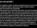 Drodzy nauczyciele