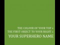 Superhero name