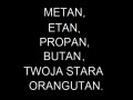 Metan etan propan butan