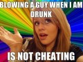 Not cheating