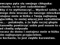Dziewczyna pyta swojego chłopaka