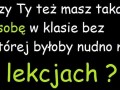 Nudno na lekcjach...