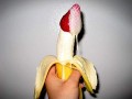 Banan i truskawka ;p