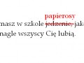 Papierosy w szkole...