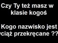 Przekręcane nazwisko