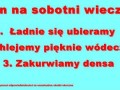 Plan na sobotni wieczór