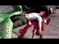 YNC User removes Green Blanket to Reveal Gruesome 2 Face Biker