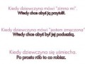 Kiedy dziewczyna mówi...
