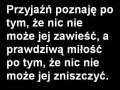 Po czym poznaje się przyjaźń