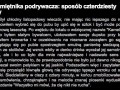 Z pamiętnika podrywacza