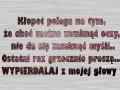 Ostatni raz grzecznie proszę...