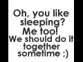 Sleep toghether