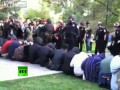Policja potraktowała sprayem protestujących