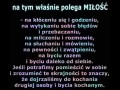 Na tym właśnie polega miłość