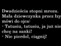 Dwadzieścia stopni mrozu...