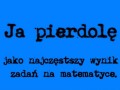 Najczęstszy wynik zadań z matematyki