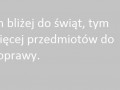 Im bliżej do świąt, tym więcej przedmiotów do poprawy