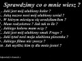 Sprawdzimy co o mnie wiesz