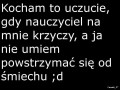 Kocham to uczucie...