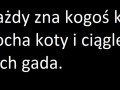Każdy zna kogoś kto kocha koty