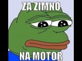 Za zimno na motor
