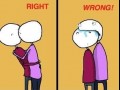Right wrong
