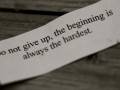 Beginning
