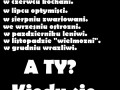 A Ty kiedy się urodziłeś...