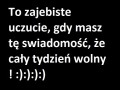 Zajebiste uczucie