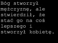 Dlaczego Bóg stworzył kobietę