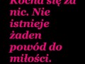 Kocha się za nic