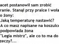 Facet postanowił zrobić pranie